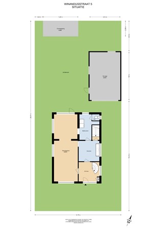 Floorplan - Winandusstraat 5, 6181 NG Elsloo
